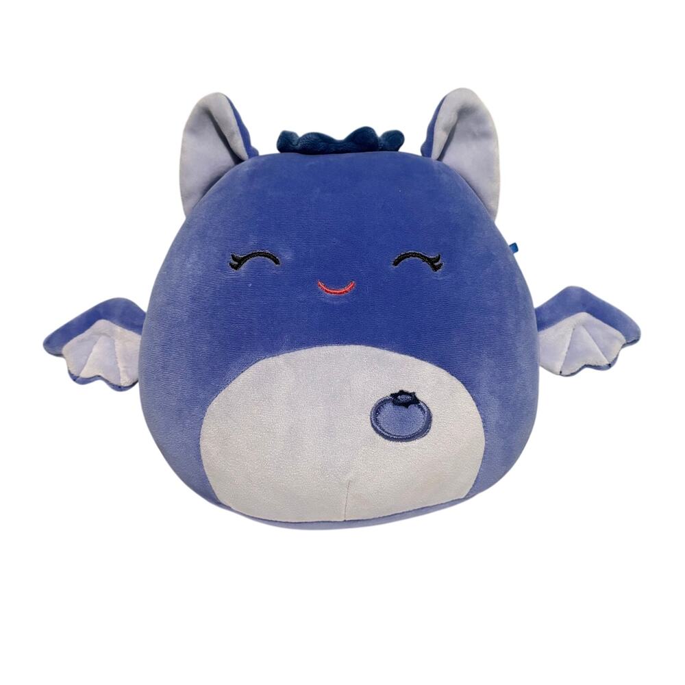 Squishmallows - Bessie the Blueberry Bat- Food Squad Collectible - 8" Plush